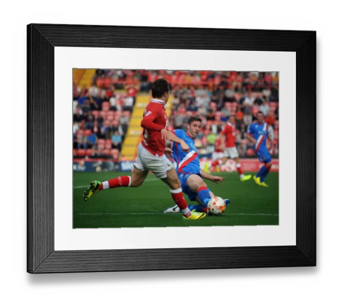 Framed Print : Intense Rivalry: A Clash Between Luke Freeman and Jamie McCombe in Bristol City vs. Doncaster Rovers Football Match Framed Print : Intense Rivalry: A Clash Between Luke Freeman and Jamie McCombe in Bristol City vs. Doncaster Rovers Football Match