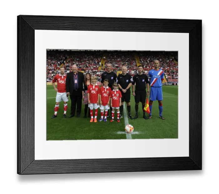 Framed Print : Sky Bet League One: Bristol City vs Doncaster Rovers Clash at Ashton Gate - Center Circle Image Framed Print : Sky Bet League One: Bristol City vs Doncaster Rovers Clash at Ashton Gate - Center Circle Image