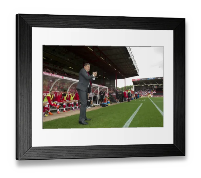 Framed Print : Steve Cotterill: Driving the Charge for Bristol City at Ashton Gate Framed Print : Steve Cotterill: Driving the Charge for Bristol City at Ashton Gate