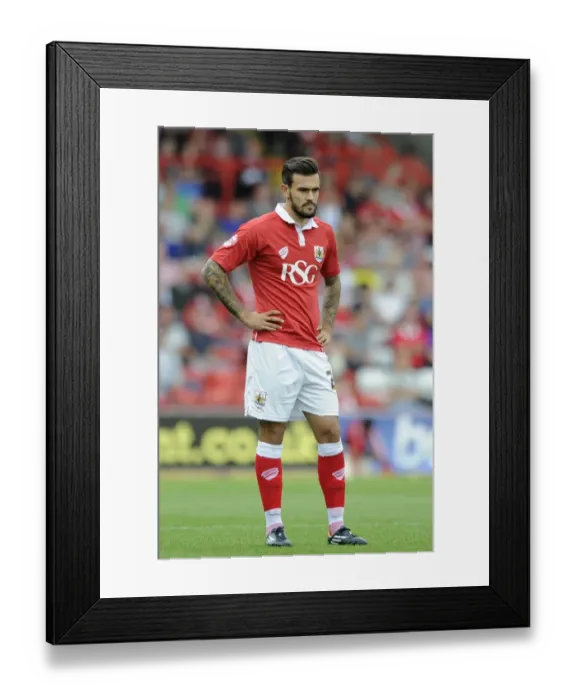 Framed Print : Marlon Pack of Bristol City in Action Against Doncaster Rovers, September 13, 2014 - Sky Bet League One Football Match