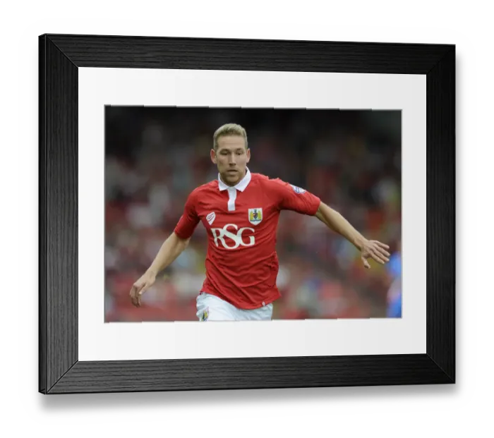 Framed Print : Scott Wagstaff in Action: Bristol City vs Doncaster Rovers, Sky Bet League One, September 13, 2014