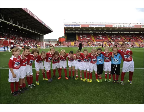 Flag Bearers and Guard of Honor at Ashton Gate: Bristol City vs Doncaster Rovers