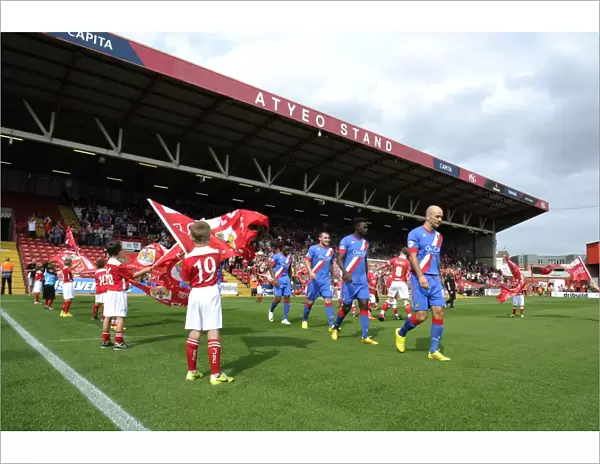 Flag Bearers and Guard of Honor at Ashton Gate: Bristol City vs Doncaster Rovers, Sky Bet League One