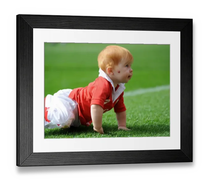 Framed Print : A Young Fan's Passion: Bristol City vs Doncaster Rovers, September 13, 2014