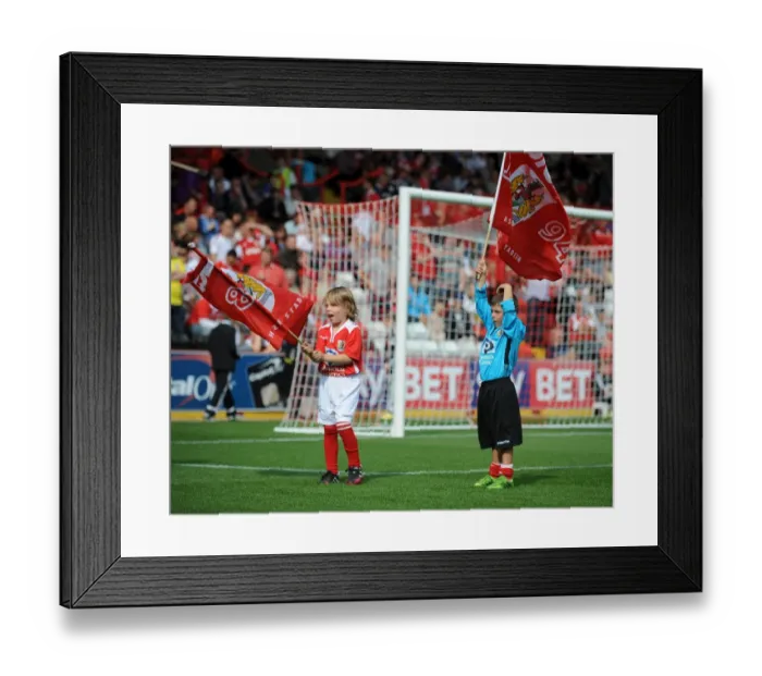 Framed Print : Bristol City Football Club: Flagbearer and Guard of Honor Ceremony vs Doncaster Rovers, Sky Bet League One Framed Print : Bristol City Football Club: Flagbearer and Guard of Honor Ceremony vs Doncaster Rovers, Sky Bet League One