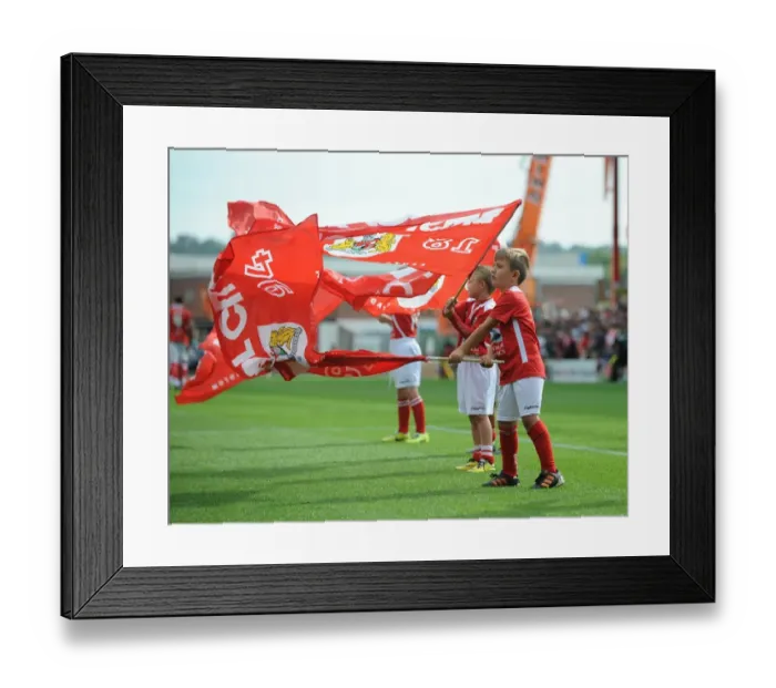 Framed Print : Bristol City Welcomes Doncaster Rovers with Flagbearer and Guard of Honor Ceremony at Ashton Gate Framed Print : Bristol City Welcomes Doncaster Rovers with Flagbearer and Guard of Honor Ceremony at Ashton Gate
