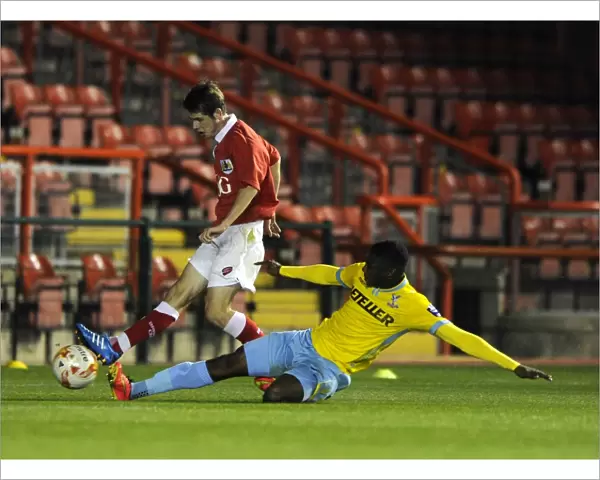 Bristol City U21s: Tom Fry Takes Determined Shot Against Crystal Palace