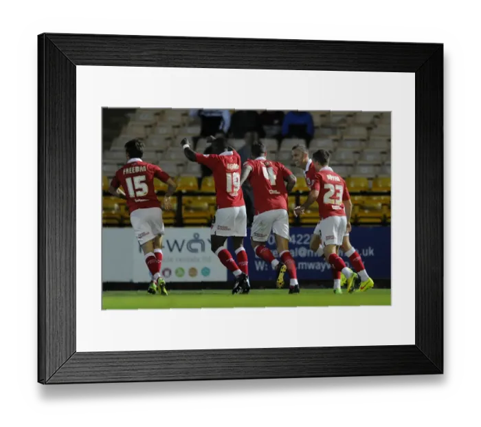 Framed Print : Bristol City Celebrates Win Against Port Vale: Aaron Wilbraham's Goal Framed Print : Bristol City Celebrates Win Against Port Vale: Aaron Wilbraham's Goal