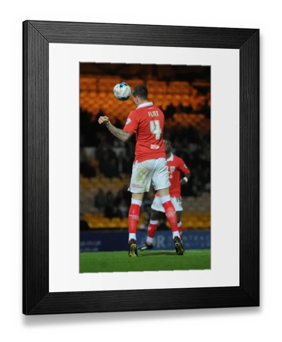 Framed Print : Aden Flint Scores for Bristol City against Port Vale, September 16, 2014 Framed Print : Aden Flint Scores for Bristol City against Port Vale, September 16, 2014