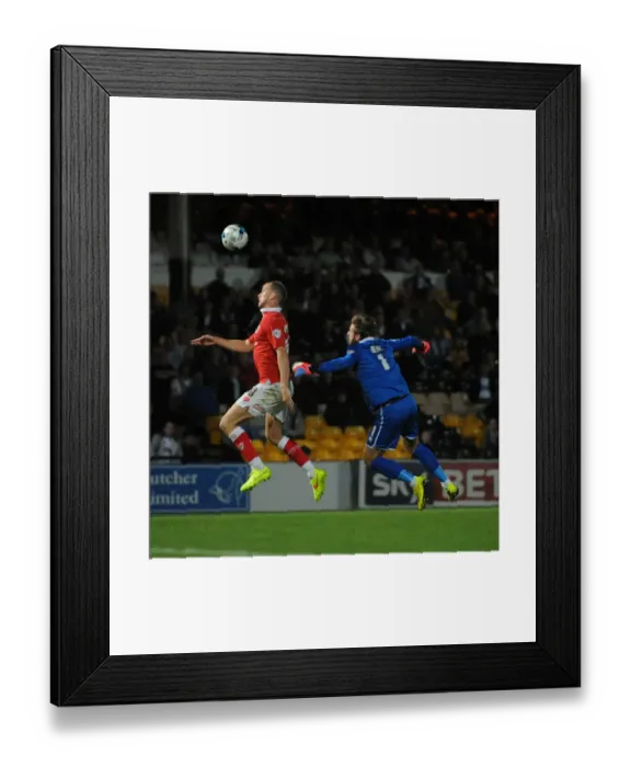 Framed Print : Thrilling Moment: Wilbraham's Lob Goal for Bristol City vs. Port Vale, Sky Bet League One, 2014 Framed Print : Thrilling Moment: Wilbraham's Lob Goal for Bristol City vs. Port Vale, Sky Bet League One, 2014