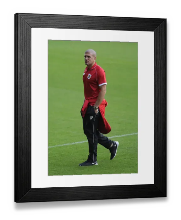 Framed Print : Bristol City's Adam El-Abd in Action at Port Vale's Vale Park, September 16, 2014