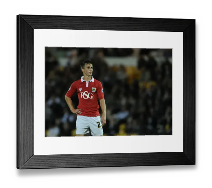 Framed Print : Joe Bryan in Action: Port Vale vs. Bristol City, Sky Bet League One, 2014 Framed Print : Joe Bryan in Action: Port Vale vs. Bristol City, Sky Bet League One, 2014