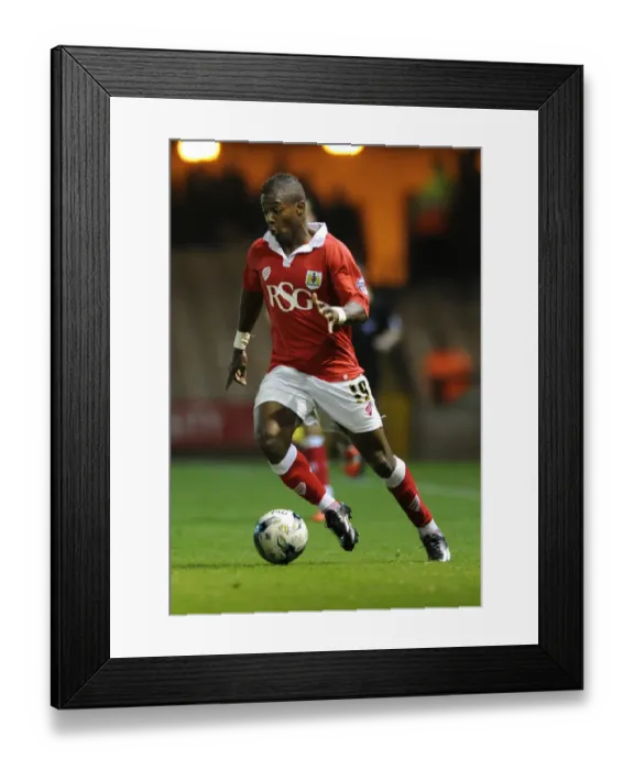 Framed Print : Bristol Citys Kieran Agard - Photo mandatory by-line: Dougie Allward / JMP -16 / 09 / 2014 - SPORT - FOOTBALL