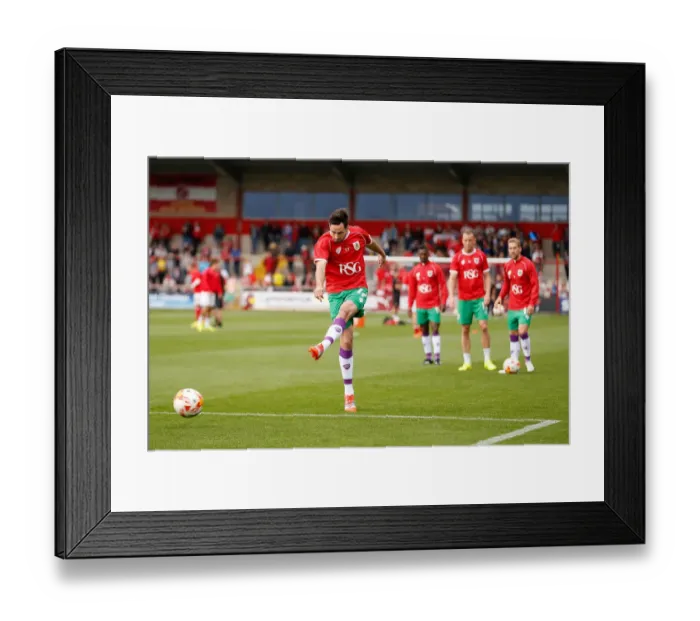 Framed Print : Bristol City's Greg Cunningham Prepares for Kickoff at Fleetwood Town's Highbury Stadium, 2014 Framed Print : Bristol City's Greg Cunningham Prepares for Kickoff at Fleetwood Town's Highbury Stadium, 2014