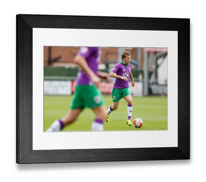 Framed Print : Luke Freeman in Action: Fleetwood Town vs. Bristol City, 2014 Framed Print : Luke Freeman in Action: Fleetwood Town vs. Bristol City, 2014