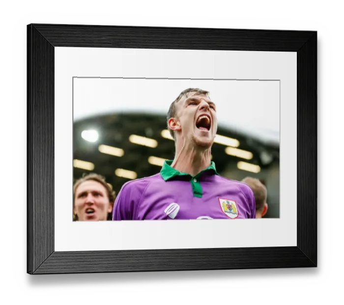 Framed Print : Bristol City's Unforgettable Moment: Aden Flint and Kieran Agard's Jubilant Goal Celebration vs. Fleetwood Town (2014) Framed Print : Bristol City's Unforgettable Moment: Aden Flint and Kieran Agard's Jubilant Goal Celebration vs. Fleetwood Town (2014)