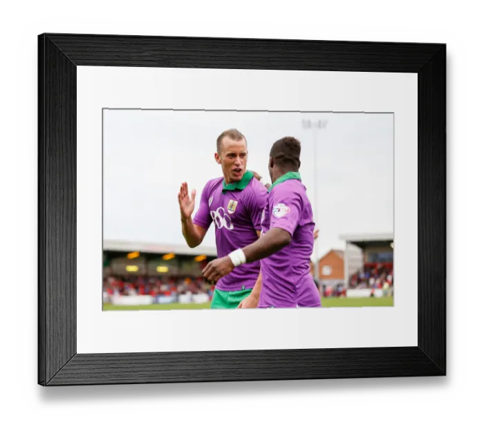Framed Print : League 1 Showdown: Fleetwood Town vs. Bristol City at Highbury Stadium Framed Print : League 1 Showdown: Fleetwood Town vs. Bristol City at Highbury Stadium