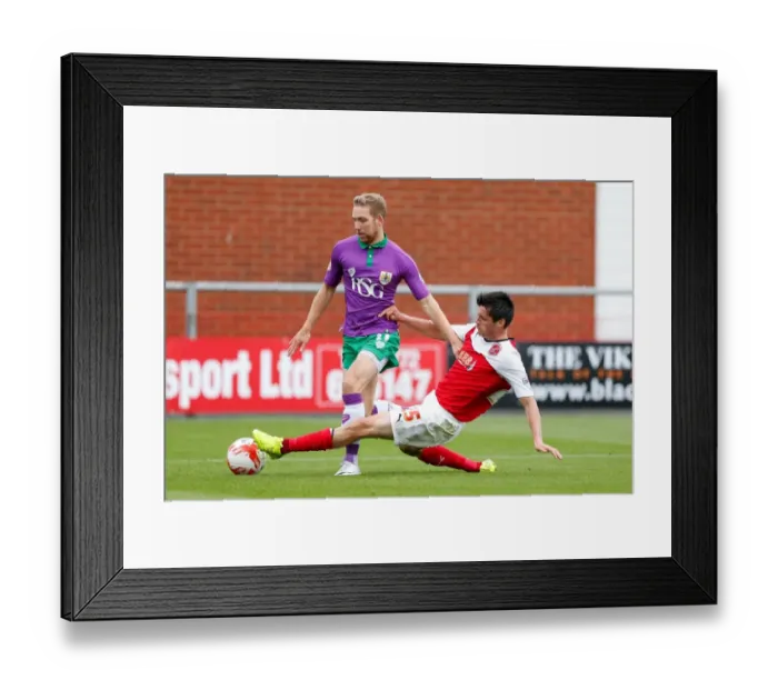 Framed Print : Intense Battle: Scott Wagstaff vs. Stephen Jordan - Fleetwood Town vs. Bristol City Football Rivalry (2014) Framed Print : Intense Battle: Scott Wagstaff vs. Stephen Jordan - Fleetwood Town vs. Bristol City Football Rivalry (2014)