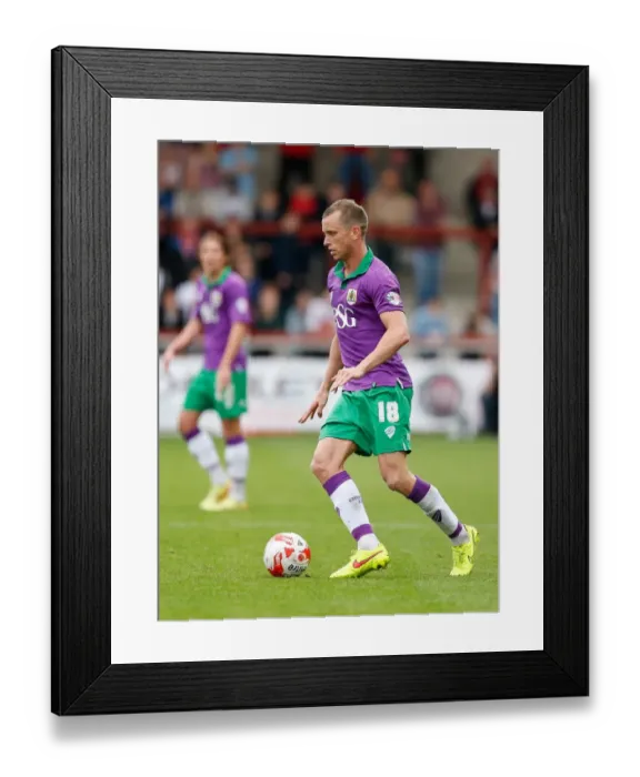 Framed Print : Aaron Wilbraham in Action: Fleetwood Town vs. Bristol City, League 1 Football Match, 2014 Framed Print : Aaron Wilbraham in Action: Fleetwood Town vs. Bristol City, League 1 Football Match, 2014