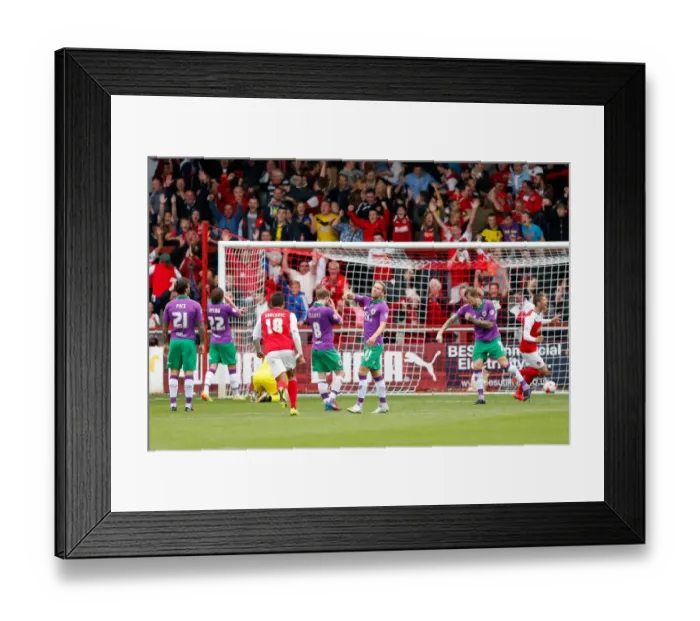 Framed Print : Dejected Duo: Wagstaff and Flint After Fleetwood's Equalizer vs. Bristol City (3-3) Framed Print : Dejected Duo: Wagstaff and Flint After Fleetwood's Equalizer vs. Bristol City (3-3)