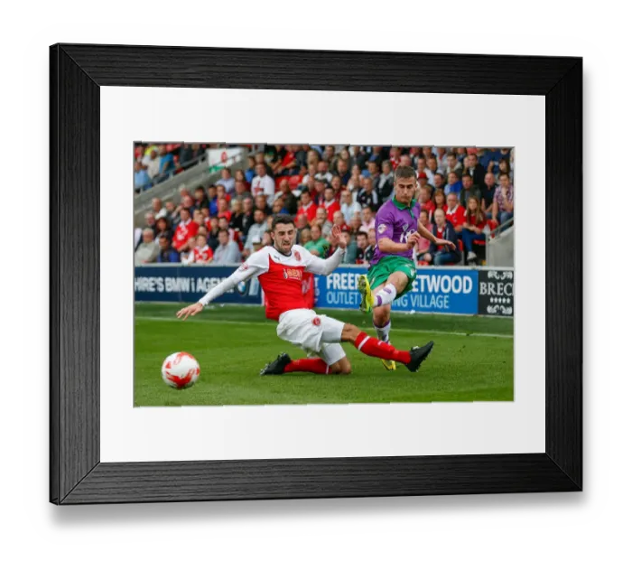 Framed Print : Bristol City's Joe Bryan Sending a Cross Against Fleetwood Town, 2014 Framed Print : Bristol City's Joe Bryan Sending a Cross Against Fleetwood Town, 2014