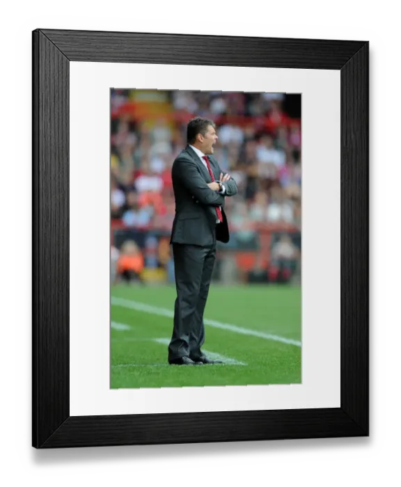 Framed Print : Steve Cotterill Leads Bristol City in Sky Bet League One Clash Against MK Dons Framed Print : Steve Cotterill Leads Bristol City in Sky Bet League One Clash Against MK Dons
