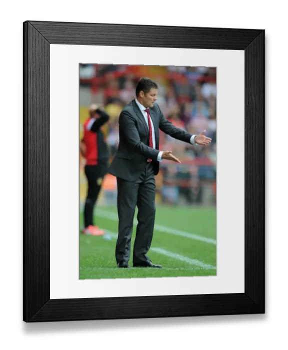 Framed Print : Steve Cotterill Leads Bristol City in Sky Bet League One Clash Against MK Dons Framed Print : Steve Cotterill Leads Bristol City in Sky Bet League One Clash Against MK Dons