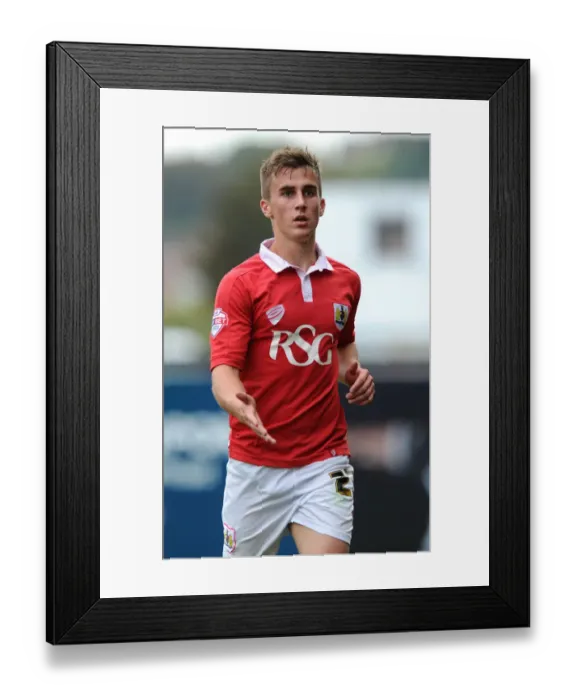 Framed Print : Bristol City vs MK Dons: Joe Bryan in Action at Ashton Gate, 2014