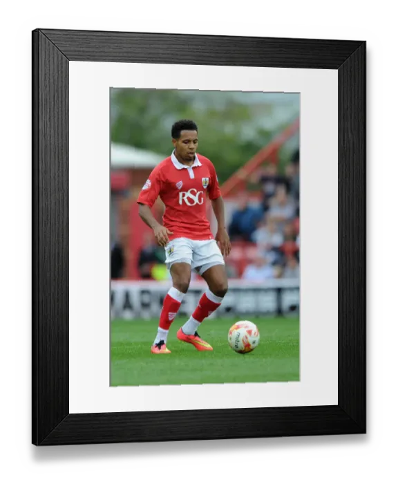 Framed Print : Korey Smith in Action: Bristol City vs MK Dons, Sky Bet League One, Ashton Gate