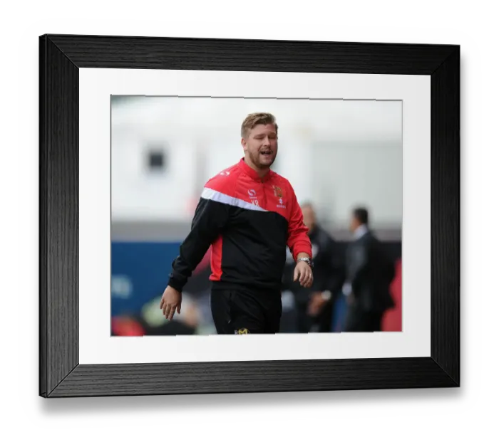 Framed Print : Karl Robinson's Disappointment: Bristol City Triumphs Over MK Dons 3-2 Framed Print : Karl Robinson's Disappointment: Bristol City Triumphs Over MK Dons 3-2