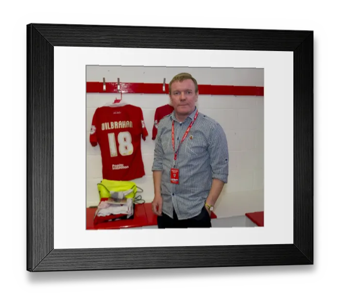 Framed Print : Bristol City vs MK Dons Rivalry: A Football Showdown at Ashton Gate Stadium, September 2014
