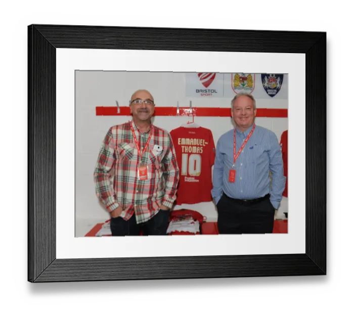 Framed Print : Bristol City vs MK Dons: A Football Rivalry at Ashton Gate Stadium - Sky Bet League One, September 2014