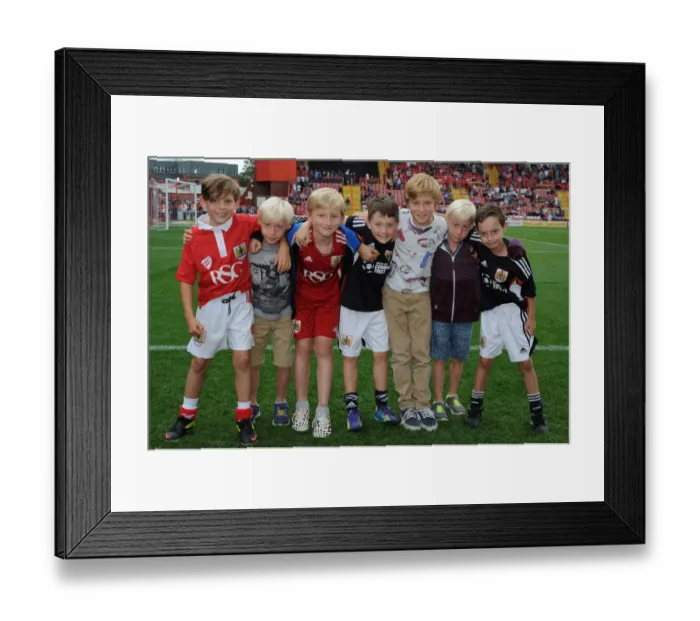 Framed Print : Bristol City vs MK Dons Clash in Sky Bet League One at Ashton Gate, September 2014