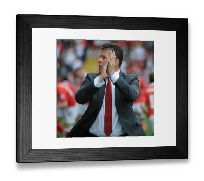Framed Print : Steve Cotterill Leads Bristol City in Sky Bet League One Clash Against MK Dons Framed Print : Steve Cotterill Leads Bristol City in Sky Bet League One Clash Against MK Dons