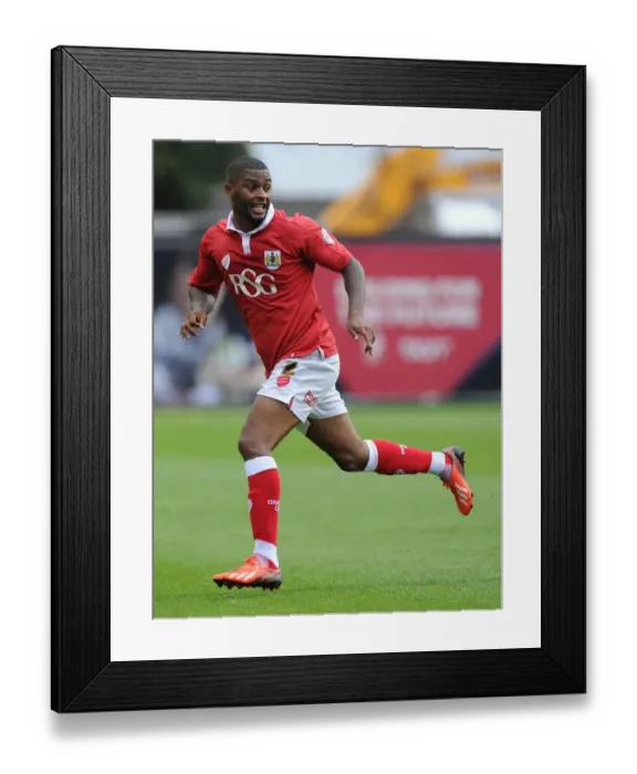 Framed Print : Bristol City vs MK Dons: Mark Little in Action at Ashton Gate, September 2014 Framed Print : Bristol City vs MK Dons: Mark Little in Action at Ashton Gate, September 2014