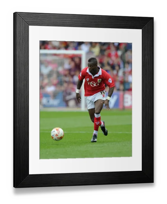 Framed Print : Bristol City's Kieran Agard in Action Against MK Dons, Sky Bet League One, September 2014 Framed Print : Bristol City's Kieran Agard in Action Against MK Dons, Sky Bet League One, September 2014
