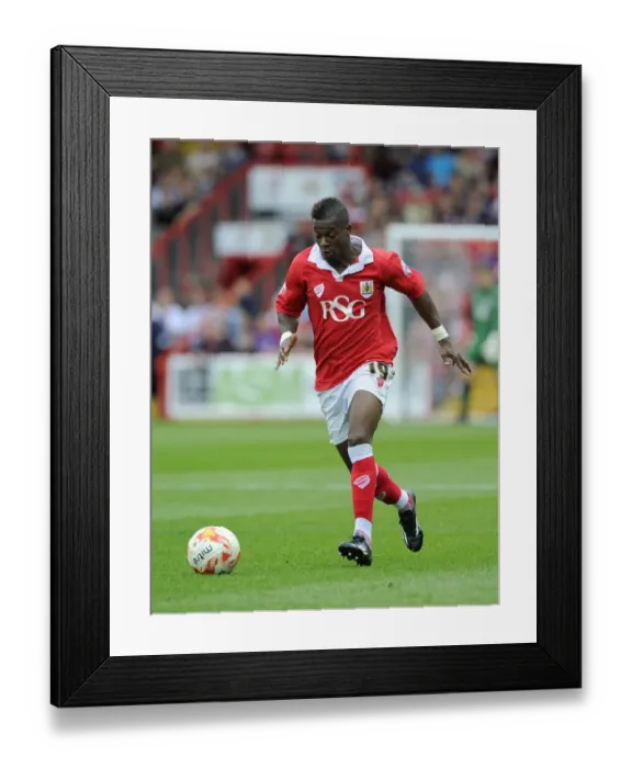 Framed Print : Bristol City's Kieran Agard in Action during Sky Bet League One Match against MK Dons (September 2014) Framed Print : Bristol City's Kieran Agard in Action during Sky Bet League One Match against MK Dons (September 2014)