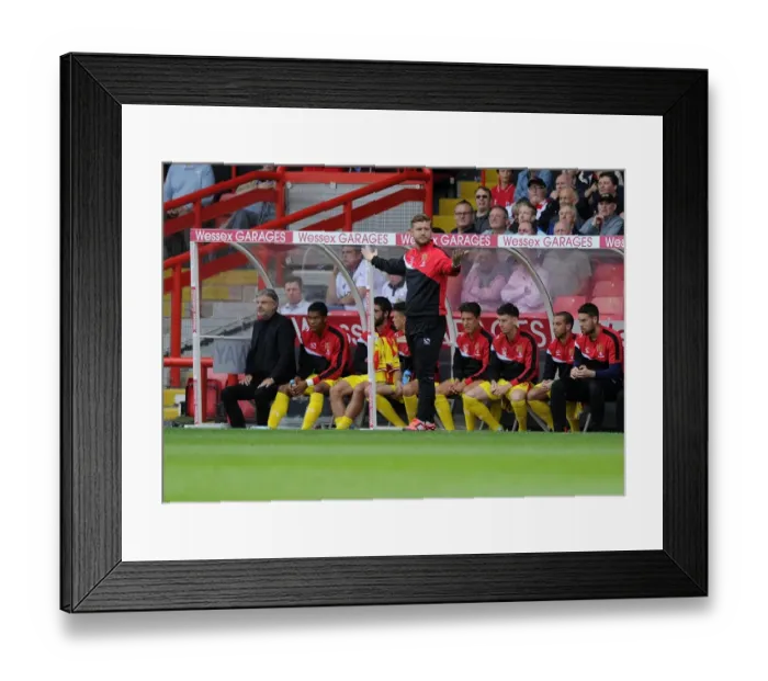 Framed Print : Karl Robinson's Return: Bristol City vs. MK Dons in Sky Bet League One - September 2014 Framed Print : Karl Robinson's Return: Bristol City vs. MK Dons in Sky Bet League One - September 2014