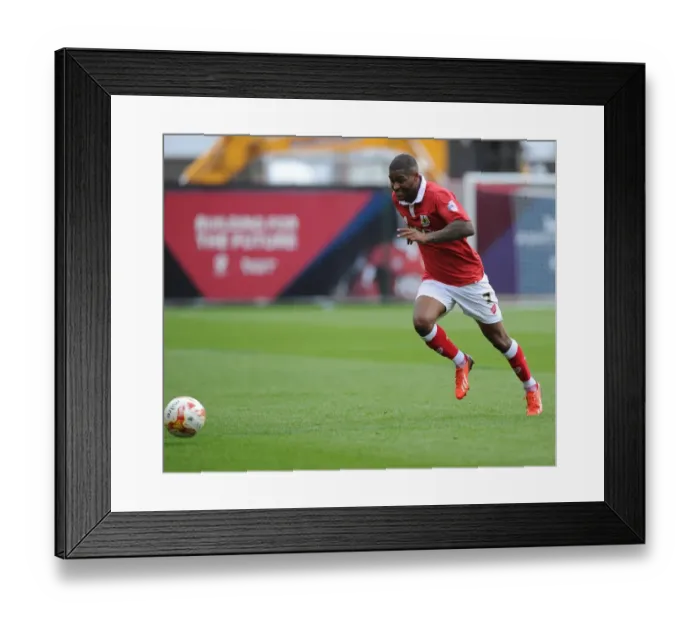 Framed Print : Mark Little in Action: Bristol City vs MK Dons, Sky Bet League One, Ashton Gate Framed Print : Mark Little in Action: Bristol City vs MK Dons, Sky Bet League One, Ashton Gate