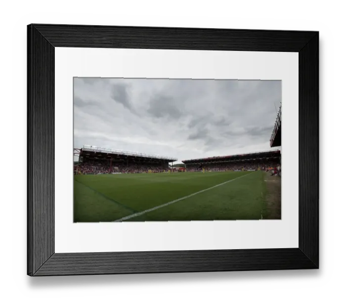 Framed Print : Bristol City vs MK Dons Clash in Sky Bet League One at Ashton Gate (September 2014)