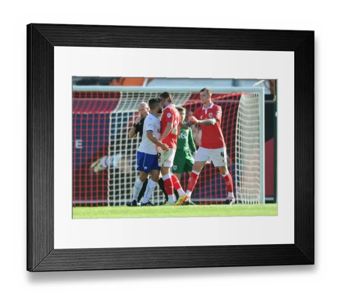 Framed Print : Bristol City vs Chesterfield: Intense Clash Between Luke Ayling and Sam Morsy Framed Print : Bristol City vs Chesterfield: Intense Clash Between Luke Ayling and Sam Morsy