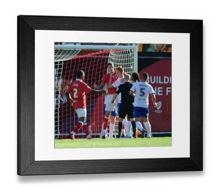 Framed Print : Aden Flint vs. Sam Clucas: Intense Rivalry on the Pitch - Bristol City vs. Chesterfield, Sky Bet League One Framed Print : Aden Flint vs. Sam Clucas: Intense Rivalry on the Pitch - Bristol City vs. Chesterfield, Sky Bet League One