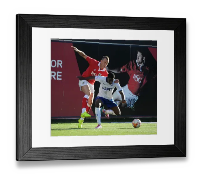Framed Print : Bristol City vs Chesterfield: Intense Moment as Wilbraham Clashes with Darikwa Framed Print : Bristol City vs Chesterfield: Intense Moment as Wilbraham Clashes with Darikwa