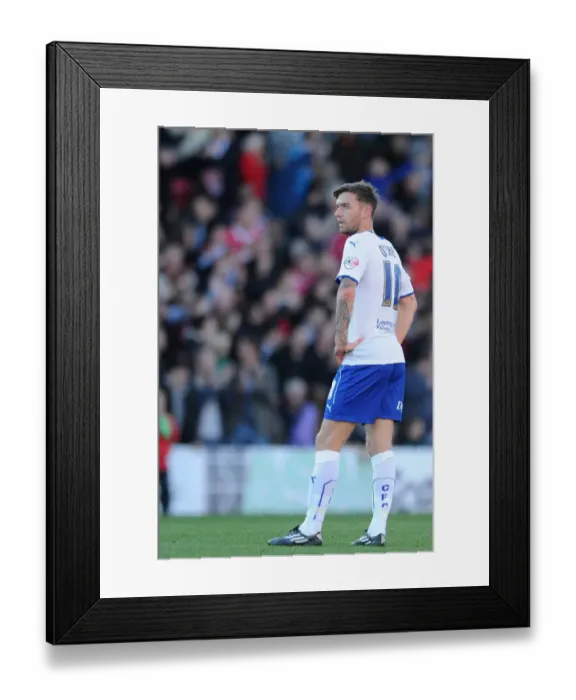Framed Print : Bristol City Leads 3-2: Jay O'Shea's Dejected Expression after Wes Burns Late Goal (Sky Bet League One, Ashton Gate) Framed Print : Bristol City Leads 3-2: Jay O'Shea's Dejected Expression after Wes Burns Late Goal (Sky Bet League One, Ashton Gate)