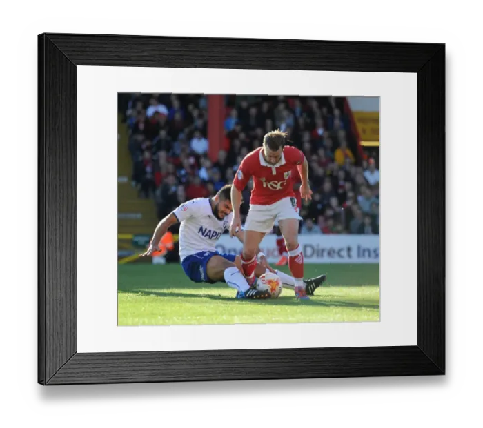 Framed Print : High-Stakes Sky Bet League One Showdown: Bristol City vs Chesterfield at Ashton Gate