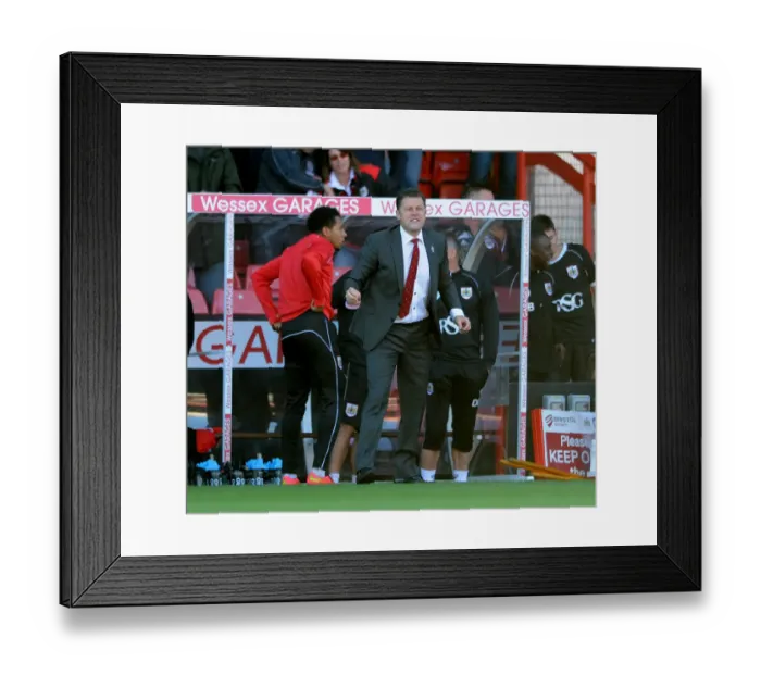 Framed Print : Steve Cotterill Leads Bristol City in Sky Bet League One Clash Against Chesterfield Framed Print : Steve Cotterill Leads Bristol City in Sky Bet League One Clash Against Chesterfield