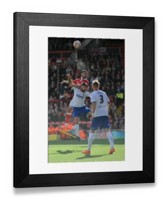 Framed Print : Intense Rivalry: Williams vs. Morsy Battle for Supremacy in Bristol City vs. Chesterfield Football Match Framed Print : Intense Rivalry: Williams vs. Morsy Battle for Supremacy in Bristol City vs. Chesterfield Football Match