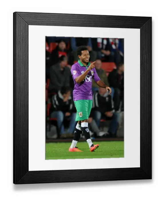 Framed Print : Korey Smith's Goal Celebration: Cheltenham Town vs. Bristol City, Johnstone's Paint Trophy (Football) Framed Print : Korey Smith's Goal Celebration: Cheltenham Town vs. Bristol City, Johnstone's Paint Trophy (Football)
