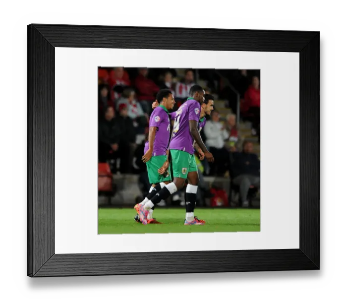 Framed Print : Bristol City Celebrates Korey Smith's Goal Against Cheltenham Town, Johnstone's Paint Trophy Framed Print : Bristol City Celebrates Korey Smith's Goal Against Cheltenham Town, Johnstone's Paint Trophy