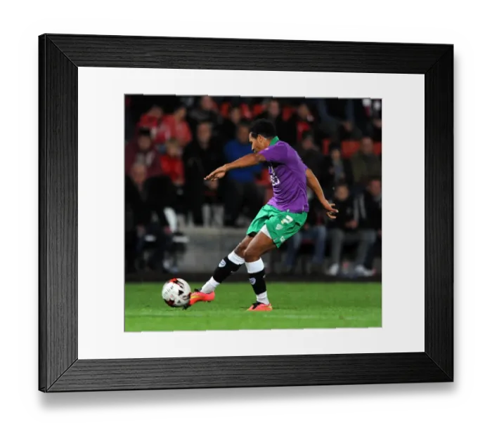 Framed Print : Korey Smith Scores Double: Cheltenham Town vs. Bristol City, Johnstone's Paint Trophy Framed Print : Korey Smith Scores Double: Cheltenham Town vs. Bristol City, Johnstone's Paint Trophy